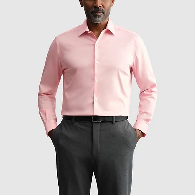 Van Heusen Ultra Flex Mens Slim Fit Stretch Fabric Wrinkle Free Long Sleeve Dress Shirt