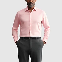 Van Heusen Ultra Flex Mens Slim Fit Stretch Fabric Wrinkle Free Long Sleeve Dress Shirt