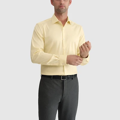 Van Heusen Ultra Flex Mens Slim Fit STRETCH FABRIC Wrinkle Free Long Sleeve Dress Shirt