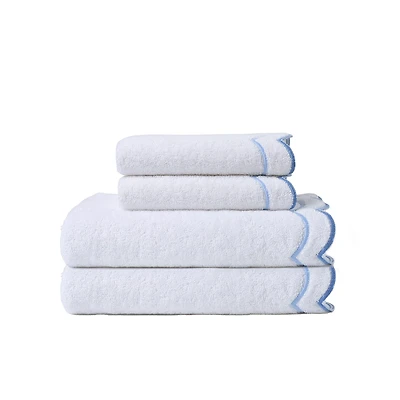 Peri Home Scallop 4-pc. Bath Towel Set