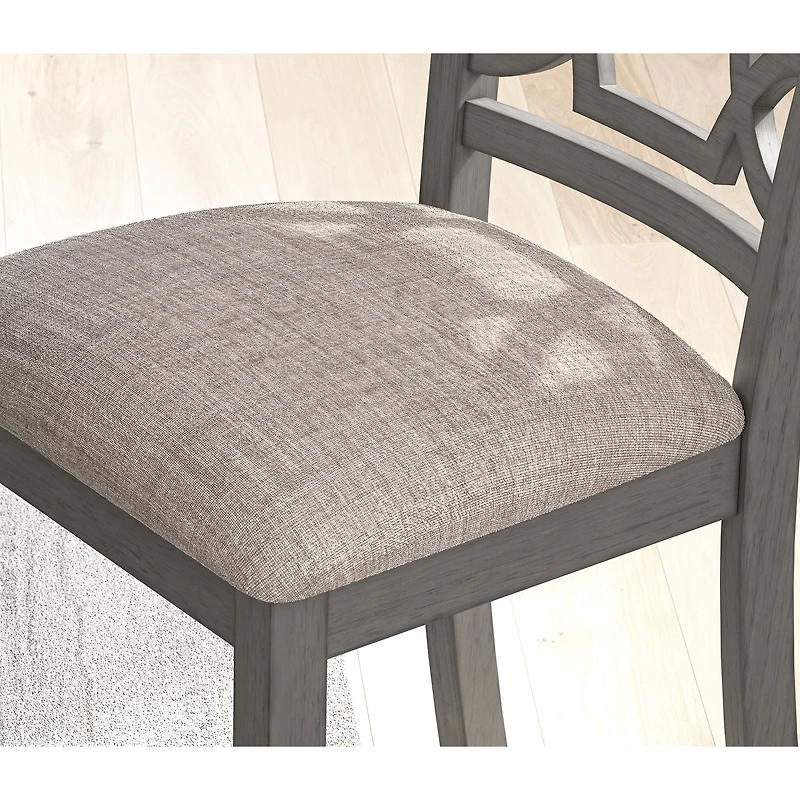 Signature Design by Ashley Wright Dining Table and 4 Chairs and Bench