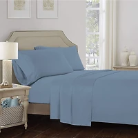 Color Sense 100% Cotton Cool & Crisp Lightweight Sheets and Pillowcases Open Stock