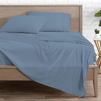 Color Sense 100% Cotton Lightweight Percale Weave Sheet Set