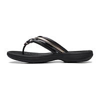 Clarks Cloudsteppers Womens Breeze Coral Flip-Flops