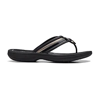 Clarks Cloudsteppers Womens Breeze Coral Flip-Flops