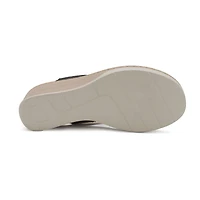 Yoki Crimson Womens Round Work Shoes