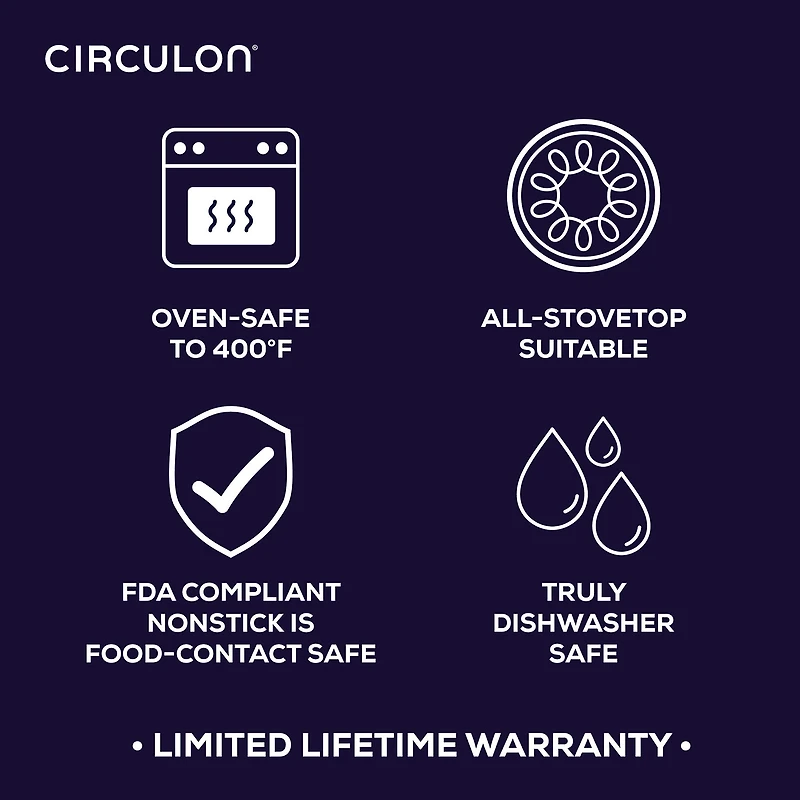 Circulon A1 Series with ScratchDefense 13.25" Nonstick Stir Fry Pan