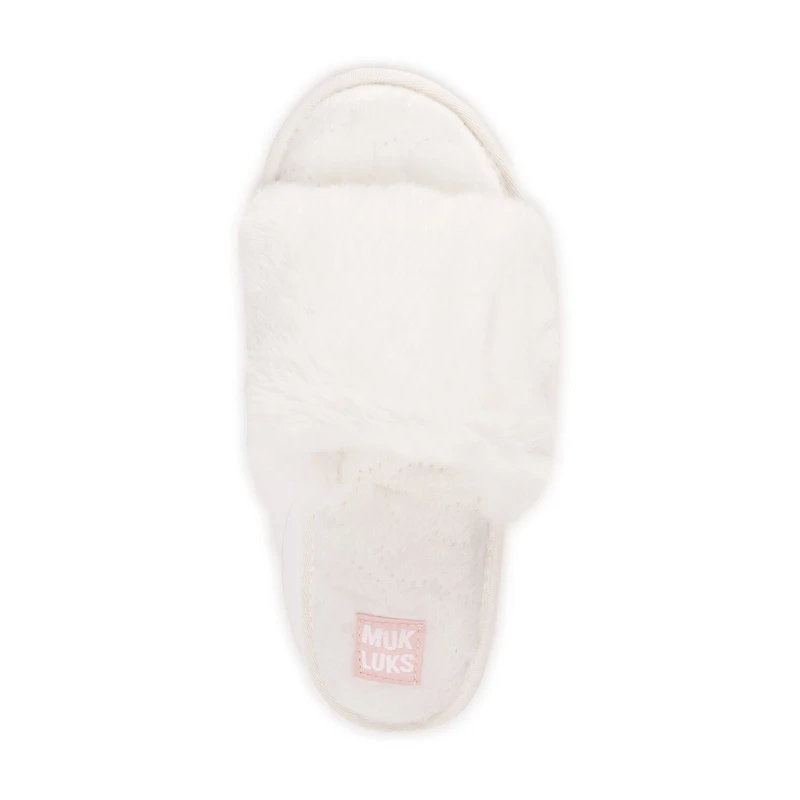 Muk Luks Sariah Slide Womens Memory Foam Slip-On Slippers