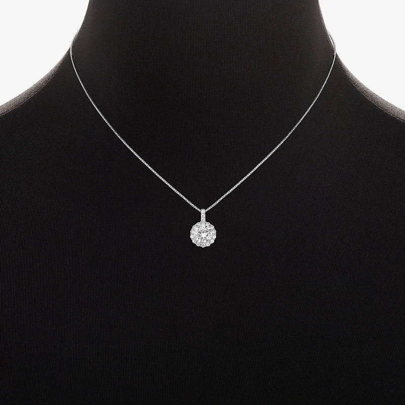 Sparkle Allure Womens Cubic Zirconia Pure Silver Over Brass Round 2-pc. Jewelry Set