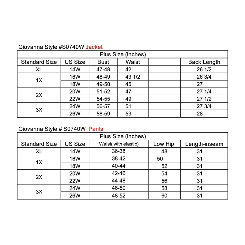 Giovanna Signature Womens-Plus 2-pc. Pant Suit