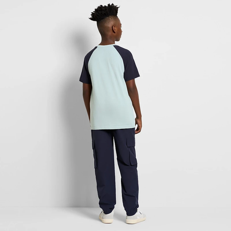 PUMA Big Kid Boys Crew Neck Short Sleeve Regular Fit Graphic T-Shirt