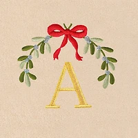 Linum Home Textiles Mistletoe Monogram A 2-pc. Hand Towel