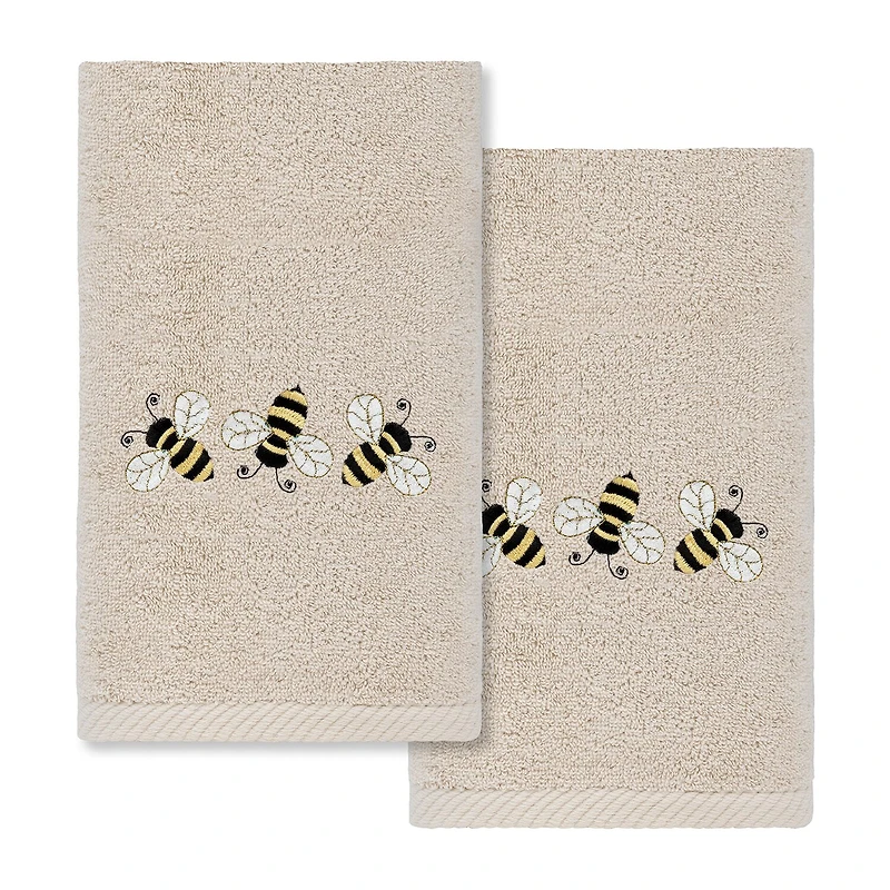 Linum Home Textiles Primavera Embroidered 2-pc. Hand Towel