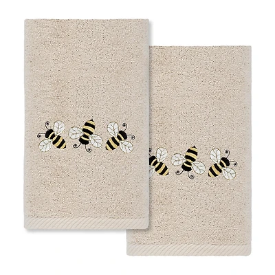 Linum Home Textiles Primavera Embroidered 2-pc. Hand Towel