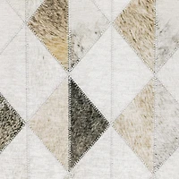 Covington Home Marcel Faux Hide Diamonds Indoor Rectangular Area Rug