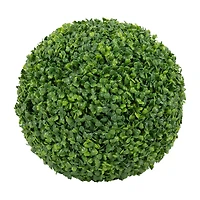 Northlight 16in Two Tone Green Boxwood Artificial Plant