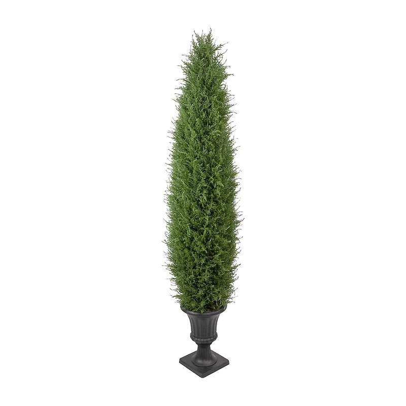 Northlight 5ft Real Touch™ Cedar Pine Arborvitae In Urn Style Pot Artificial Tree