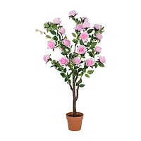 Northlight 44in Pink Potted Artificial Plant
