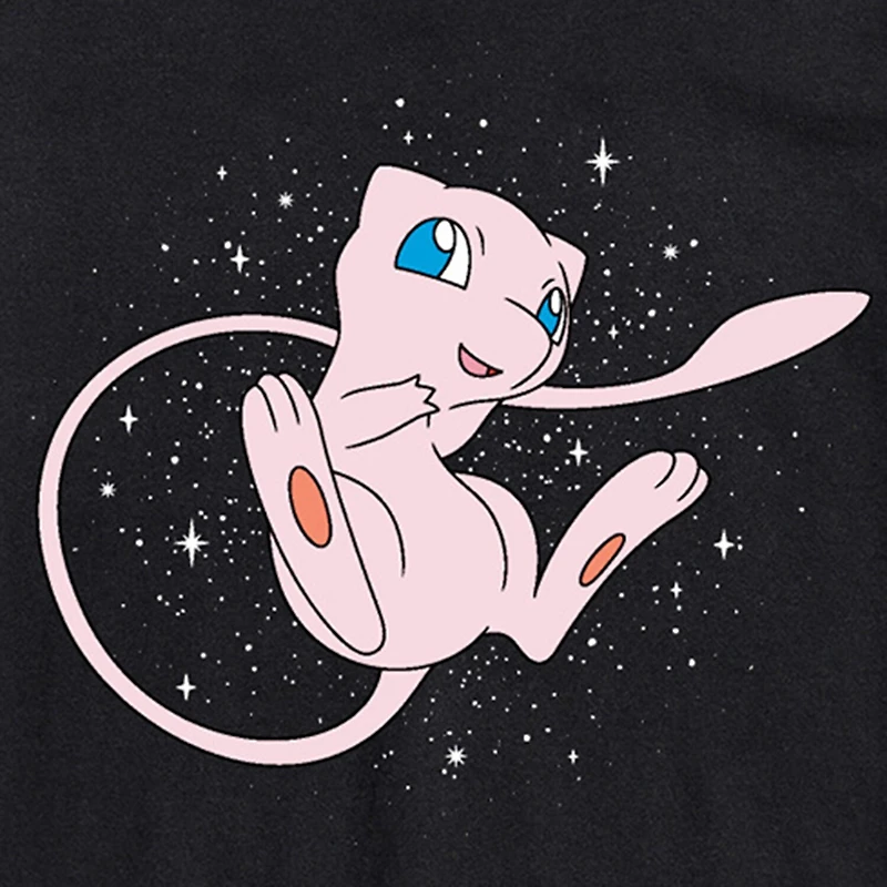 Pokemon Mew Tee Womens Juniors Crew Neck Short Sleeve Regular Fit Graphic T-Shirt