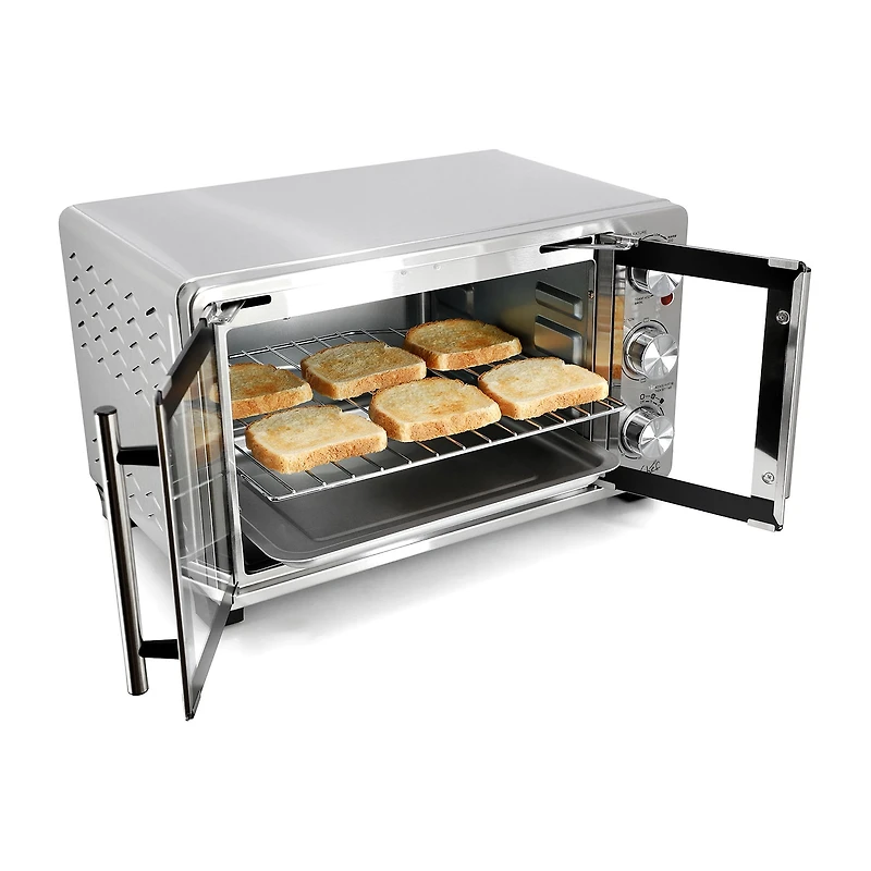 MegaChef 25 Quart French Door Multi-Function Oven