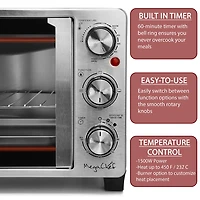 MegaChef 25 Quart French Door Multi-Function Oven