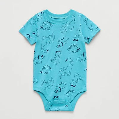 Okie Dokie Baby Boys Crew Neck Short Sleeve Bodysuit