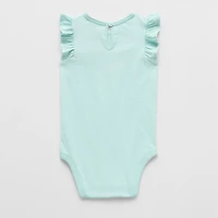 Okie Dokie Baby Girls Round Neck Sleeveless Bodysuit