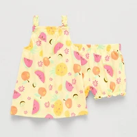Okie Dokie Baby Girls 2-pc. Dress Set