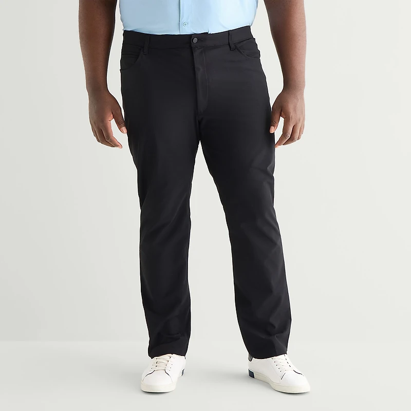 Stylus Mens Regular Fit Big and Tall Flat Front Pant