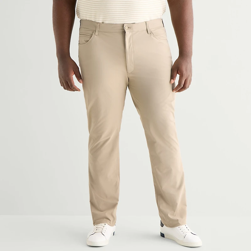 Stylus Mens Regular Fit Big and Tall Flat Front Pant