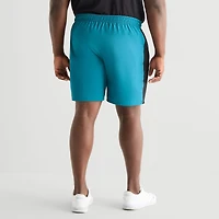 Shaquille O'Neal XLG™ Active Mens 8" Big and Tall Moisture Wicking Workout Shorts