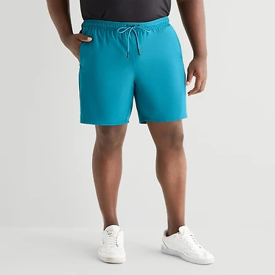 Shaquille O'Neal XLG™ Active Mens 8" Big and Tall Moisture Wicking Workout Shorts