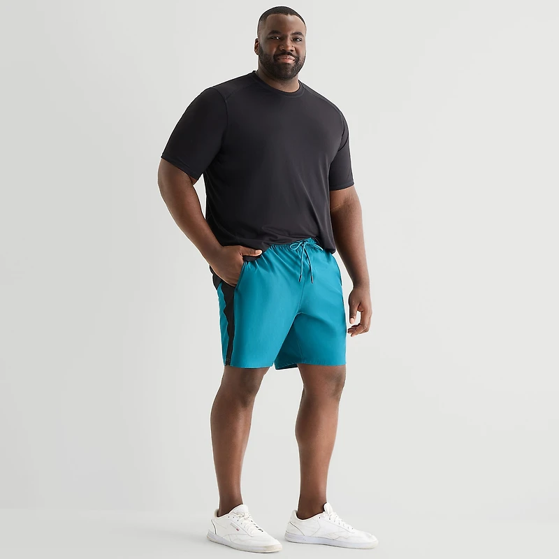 Shaquille O'Neal XLG™ Active Mens 8" Big and Tall Moisture Wicking Workout Shorts