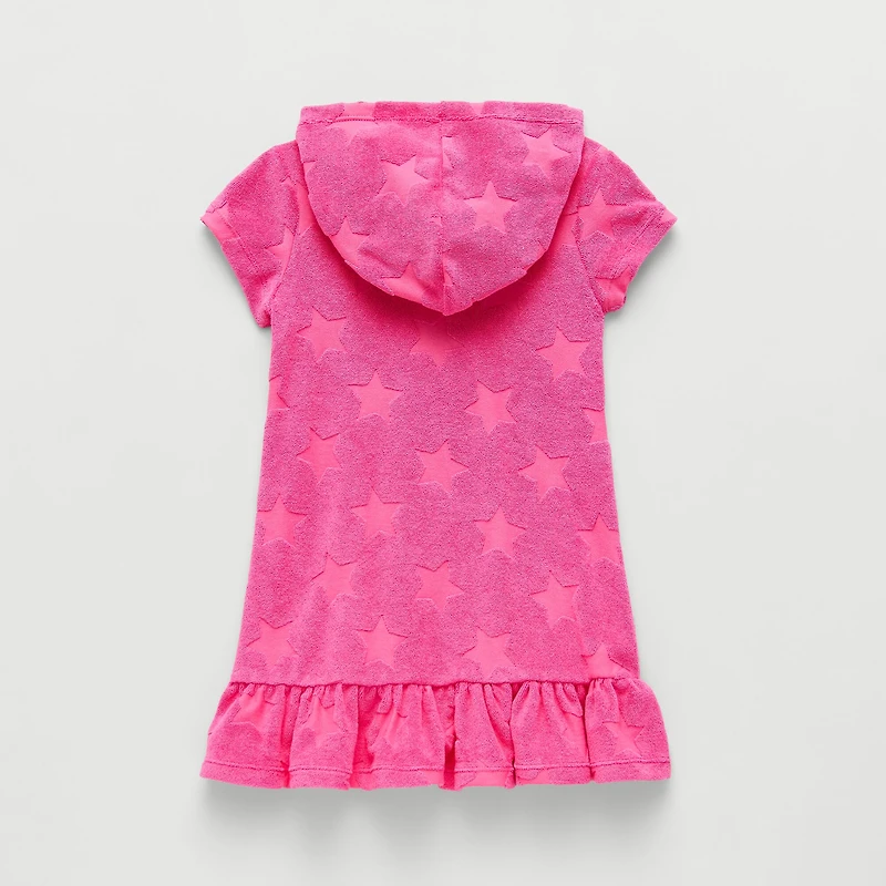 Disney Collection Little & Big Kid Girls Minnie Mouse Knit Dress Swimsuit Cover-Up