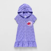 Disney Collection Little & Big Kid Girls Princess The Mermaid Knit Dress Swimsuit Cover-Up