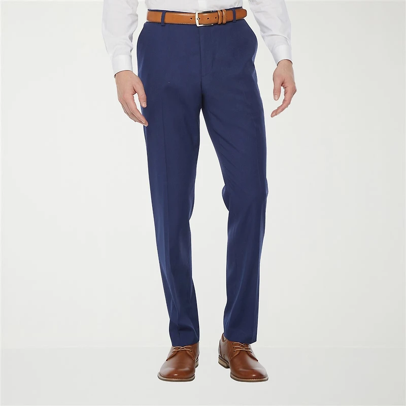 J. Ferrar Ultra Comfort Mens Big and Tall Regular Fit Flat Front Suit Pant