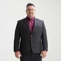 Shaquille O'Neal XLG™ Mens Stretch Fabric Classic Fit Big and Tall Suit Jacket