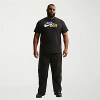 Nike Just Do It Mens Crew Neck Short Sleeve Classic Fit Big and Tall Graphic T-Shirt