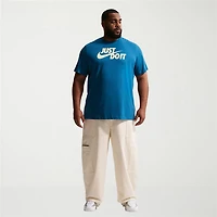 Nike Just Do It Mens Crew Neck Short Sleeve Classic Fit Big and Tall Graphic T-Shirt
