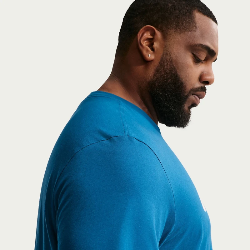 Nike Just Do It Mens Crew Neck Short Sleeve Classic Fit Big and Tall Graphic T-Shirt