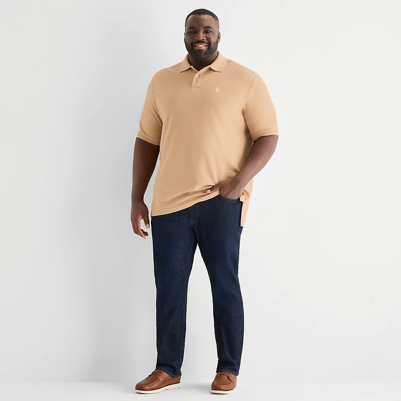 U.S. Polo Assn. Ultimate Pique Big and Tall Mens Classic Fit Short Sleeve Shirt