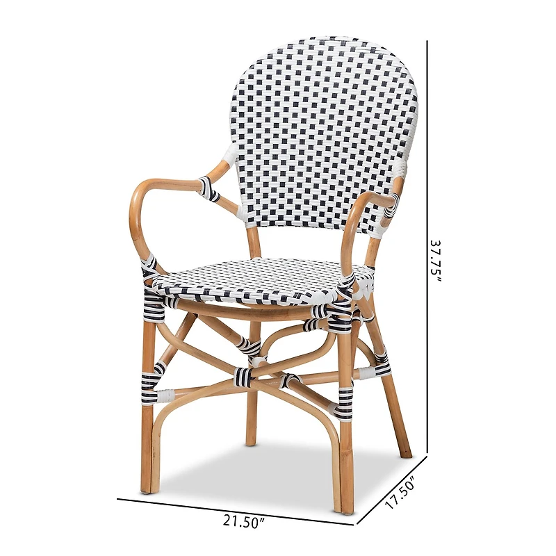 Naila 2-pc. French Bistro Dining Chairs