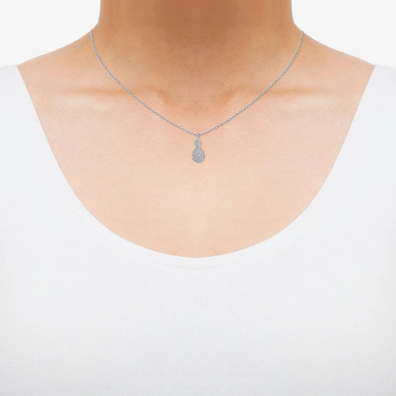 Limited Quantities! (F / Si2) Womens 1 CT. T.W. Lab Grown White Diamond 14K Gold 18 Inch Pendant Necklace