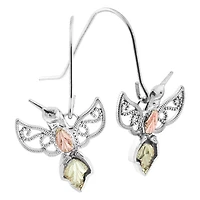 Black Hills Gold Womens Sterling Silver Drop Earrings
