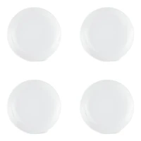 Home Expressions Porcelain Coupe 4-pc. Salad Plate