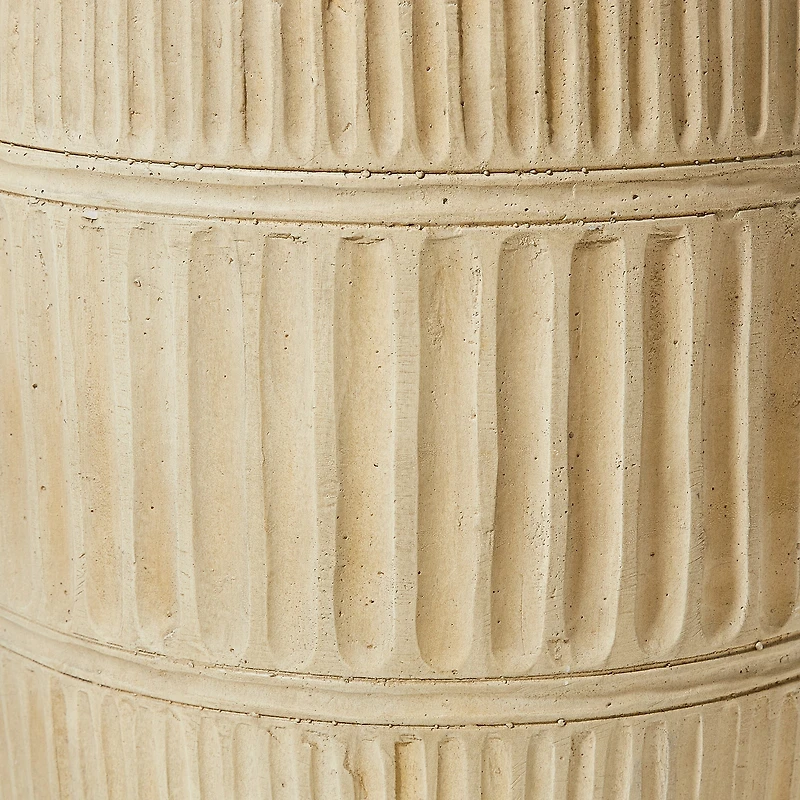 Glitzhome 18in Mgo Textured Planter Stands