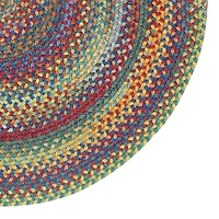 Capel Inc. Hill Striped Braided Reversible Indoor Round Area Rug