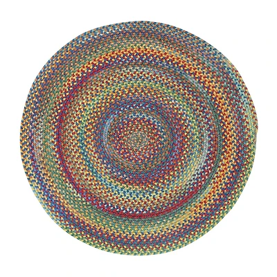 Capel Inc. Hill Striped Braided Reversible Indoor Round Area Rug