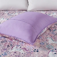 Intelligent Design Ella Unicorn Reversible 100% Cotton Quilt Set With Throw Pillows