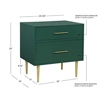 2-Drawer Nightstand